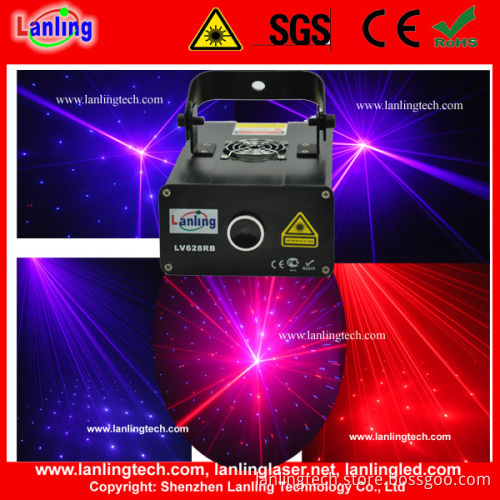 Mini 200mw Rb DMX Disco Laser Light